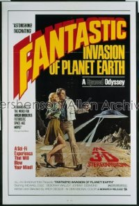 BUBBLE 1sh R1976 Arch Oboler, Fantastic Invasion of Planet Earth!