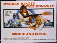 BONNIE & CLYDE British quad '67