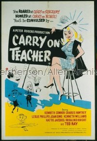 CARRY ON TEACHER English 1sh '59