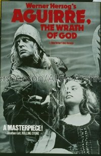 AGUIRRE, THE WRATH OF GOD 1sh '72