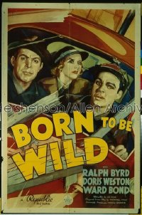 BORN TO BE WILD ('38) 1sh '38