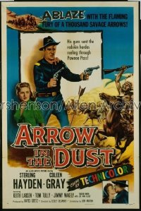 ARROW IN THE DUST 1sh '54