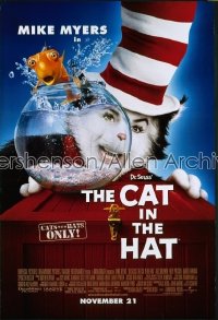 CAT IN THE HAT 1sh '03