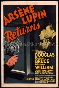 ARSENE LUPIN RETURNS style D 1sh '38