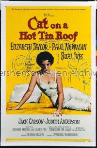 CAT ON A HOT TIN ROOF ('58) 1sh '58