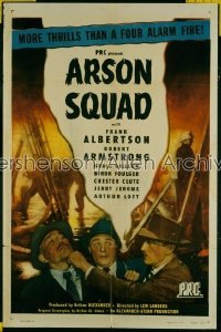 ARSON SQUAD 1sh '45