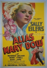 ALIAS MARY DOW 1sh '35