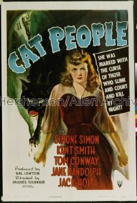 CAT PEOPLE ('42) 1sh '42