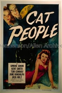 CAT PEOPLE ('42) 1sh R52