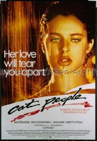 CAT PEOPLE ('82) English 1sh '82