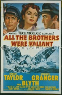 ALL THE BROTHERS WERE VALIANT ('53) 1sh '53