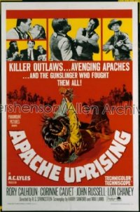 APACHE UPRISING 1sh '66