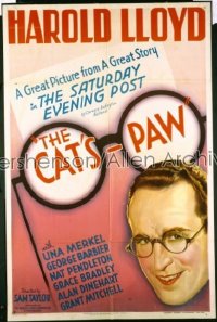 CAT'S PAW ('34) 1sh '34