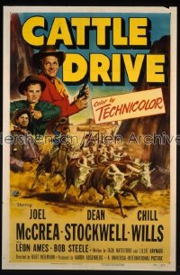 CATTLE DRIVE 1sh '51