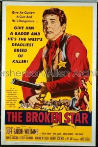 BROKEN STAR 1sh '56