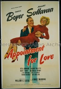 APPOINTMENT FOR LOVE 1sh '41