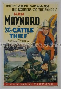 CATTLE THIEF 1sh '36