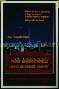 BROTHER FROM ANOTHER PLANET 1sh '84