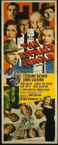 ASPHALT JUNGLE ('50) insert '50