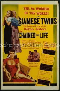 CHAINED FOR LIFE 1sh '51