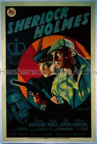 ADVENTURES OF SHERLOCK HOLMES ('39) French 1p '39