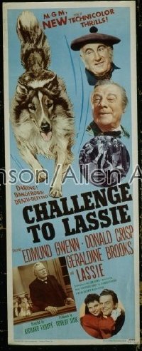 CHALLENGE TO LASSIE insert '49