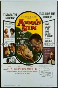 ANNA'S SIN 1sh '61