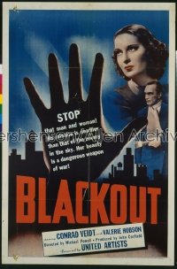 BLACKOUT ('40) 1sh '40