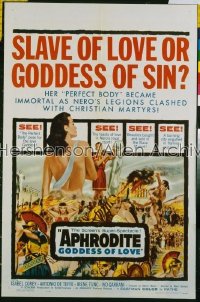 APHRODITE GODDESS OF LOVE 1sh '60