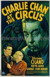 CHARLIE CHAN AT THE CIRCUS 1sh '36