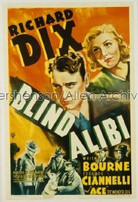 BLIND ALIBI 1sh '38