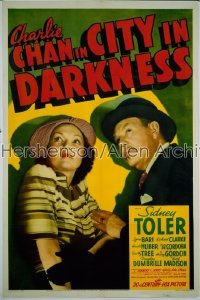 CHARLIE CHAN IN CITY IN DARKNESS 1sh '39