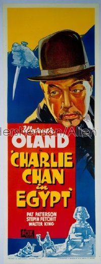 CHARLIE CHAN IN EGYPT Aust daybill '35