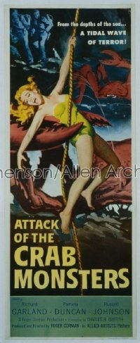 ATTACK OF THE CRAB MONSTERS insert '57