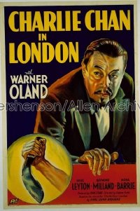 CHARLIE CHAN IN LONDON 1sh '34