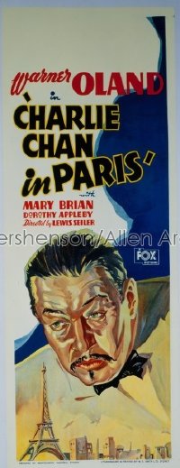 CHARLIE CHAN IN PARIS Aust daybill '35