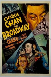 CHARLIE CHAN ON BROADWAY 1sh '37