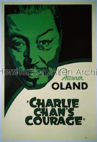 CHARLIE CHAN'S COURAGE 1sh '34