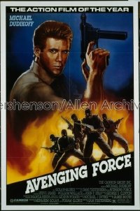 AVENGING FORCE 1sh '86