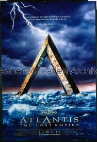 ATLANTIS THE LOST EMPIRE 1sh '01