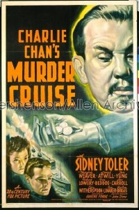 CHARLIE CHAN'S MURDER CRUISE 1sh '40