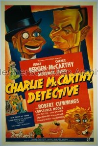 CHARLIE McCARTHY DETECTIVE style B 1sh '39