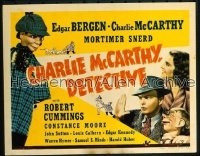 CHARLIE McCARTHY DETECTIVE LC '39