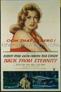 BACK FROM ETERNITY 1sh '56