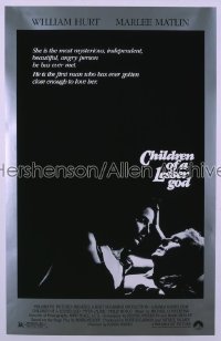 CHILDREN OF A LESSER GOD ('86) 1sh '86