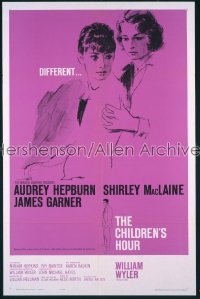 CHILDREN'S HOUR ('62) 1sh '62