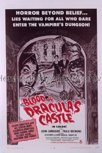 BLOOD OF DRACULA'S CASTLE 1sh '69