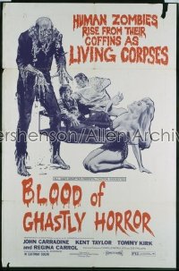 BLOOD OF GHASTLY HORROR 1sh '72