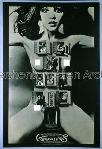 CHELSEA GIRLS 1sh R1970 Andy Warhol & Paul Morrissey, sexy image, rare!