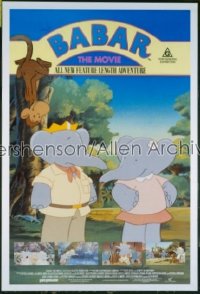 BABAR: THE MOVIE Aust 1sh '89